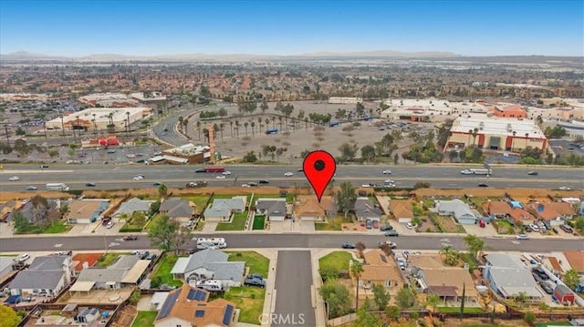 bird's eye view featuring a residential view