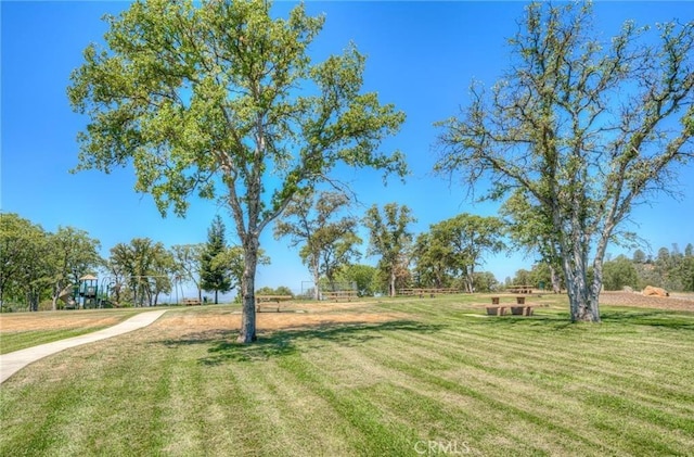 surrounding community featuring a yard