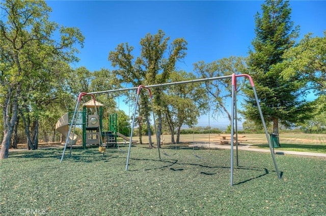 view of communal playground