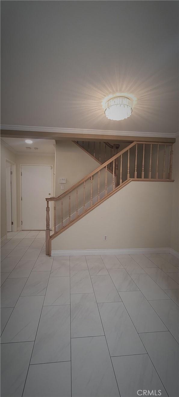 interior space featuring stairway