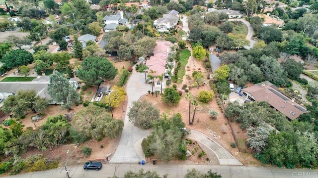 birds eye view of property featuring a residential view