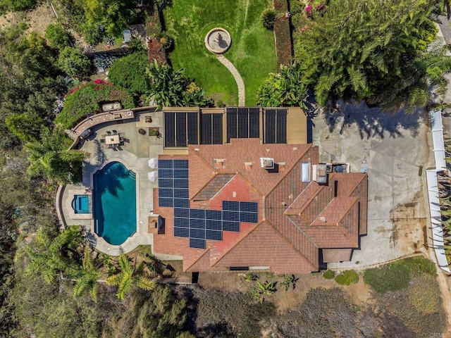 14797 Wild Colt Pl, Jamul, CA 91935 - aerial view of property and surrounding area with a pool area