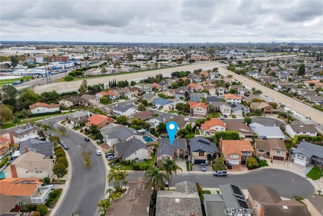 birds eye view of property featuring a residential view