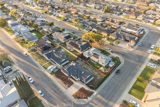 drone / aerial view featuring a residential view