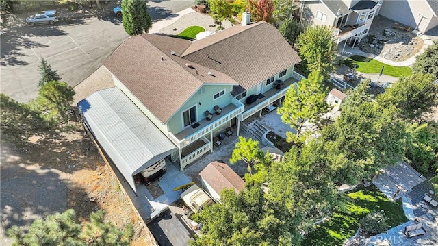 aerial view