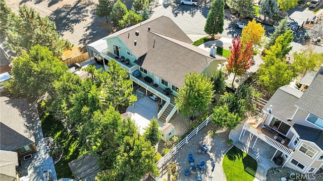 drone / aerial view