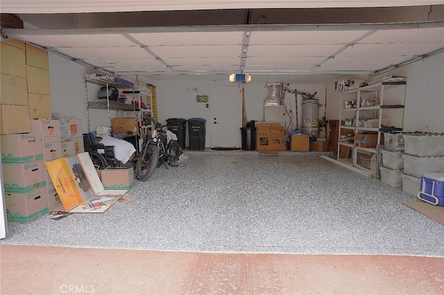 30266 Via Reata, Laguna Niguel, CA 92677 - garage with secured water heater and a garage door opener