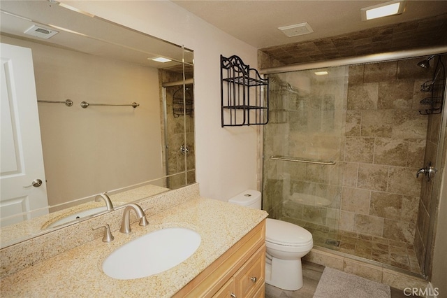30266 Via Reata, Laguna Niguel, CA 92677 - bathroom with toilet, a shower stall, and vanity