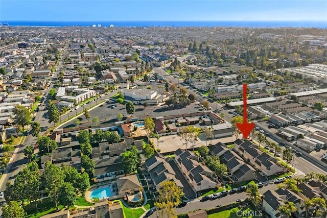 bird's eye view featuring a residential view