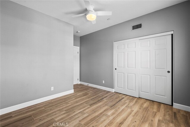 106 Via Sabinas, San Clemente, CA 92673 - unfurnished bedroom with light wood-style flooring, a closet, and baseboards