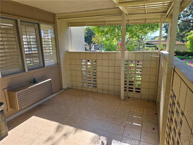 view of patio / terrace featuring a balcony