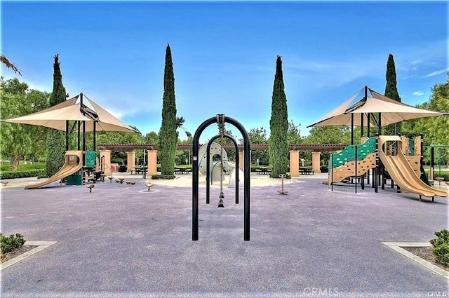 view of communal playground