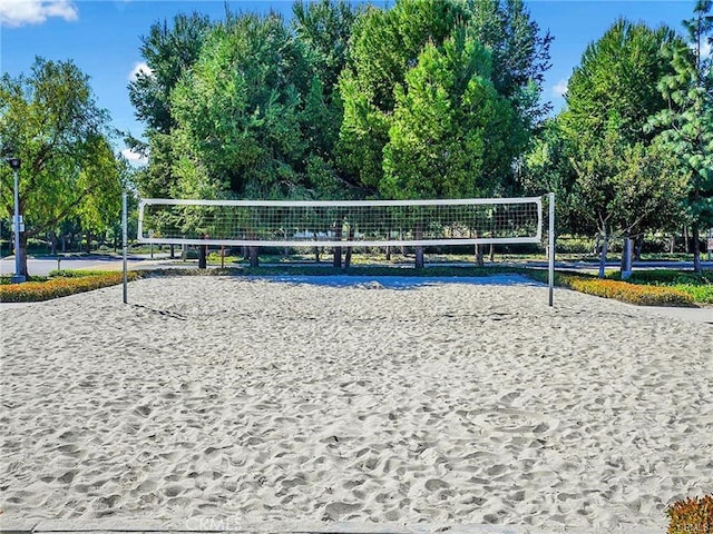 view of property's community with volleyball court
