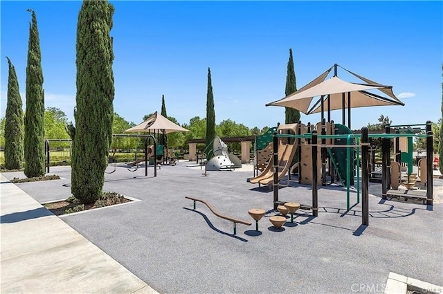 view of communal playground