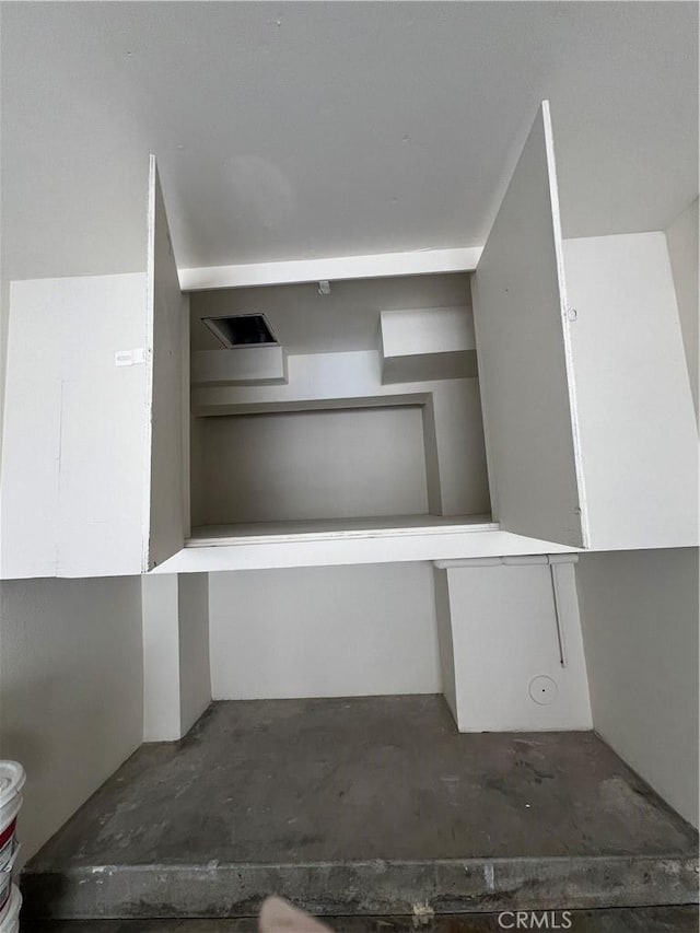 interior details featuring concrete floors