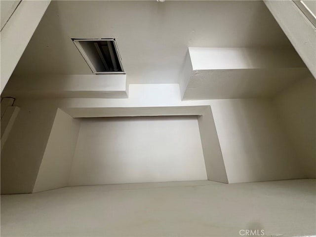 view of additional living space