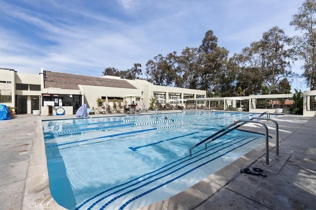 community pool featuring a patio