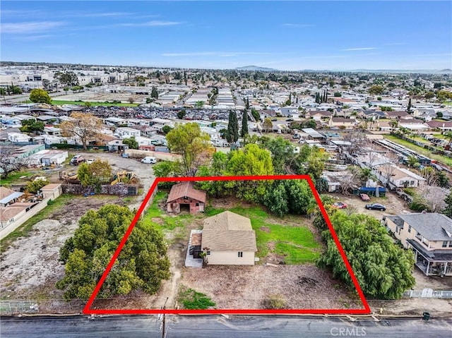 bird's eye view featuring a residential view