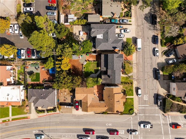 birds eye view of property featuring a residential view