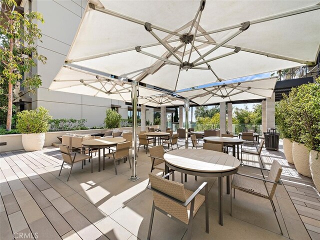 view of patio / terrace with outdoor dining space