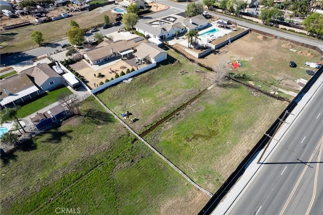 bird's eye view featuring a residential view