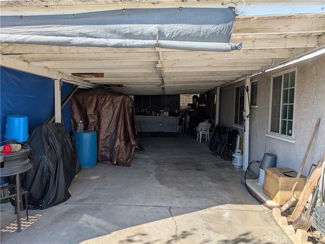 view of parking