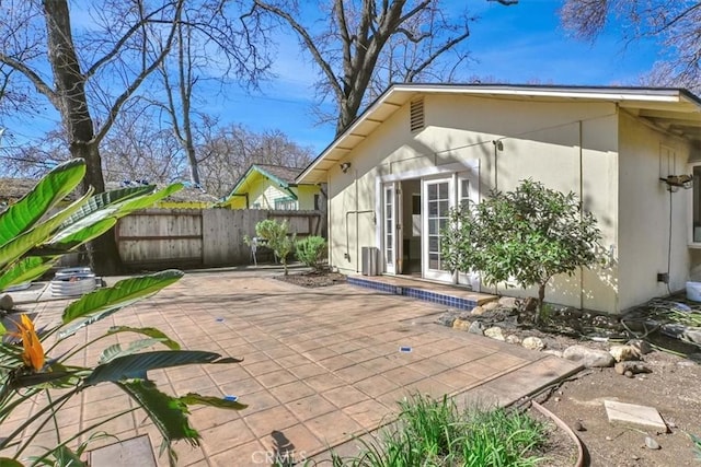 view of patio / terrace with fence