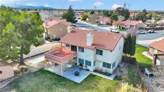 birds eye view of property featuring a residential view