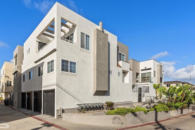 view of property with a residential view