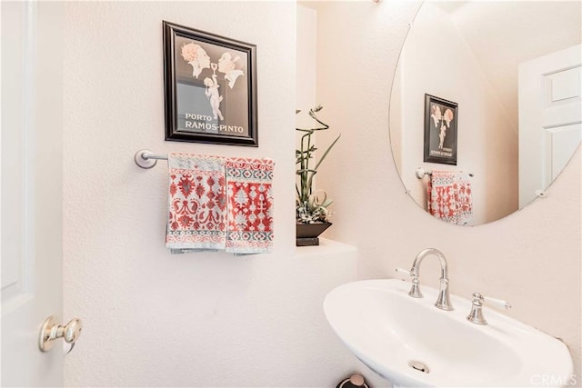 bathroom with a sink