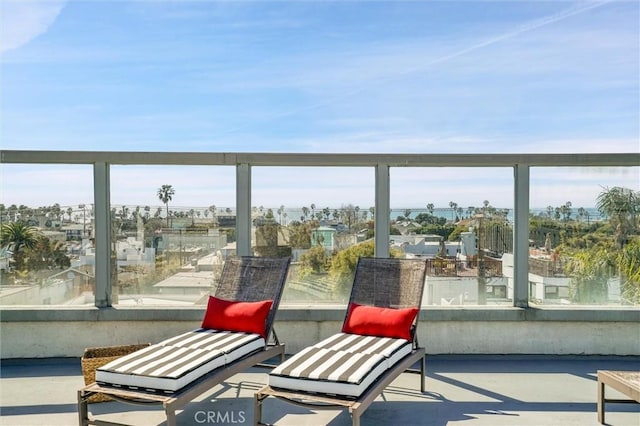 balcony with a sunroom