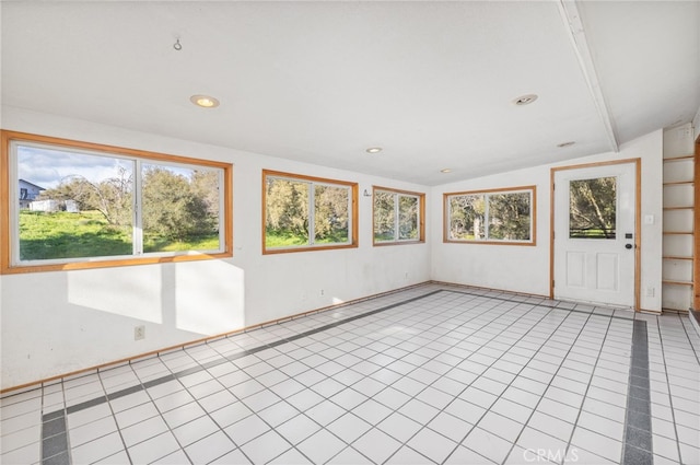 43317 Running Deer Ct, Coarsegold, CA 93614 - unfurnished sunroom with lofted ceiling and plenty of natural light