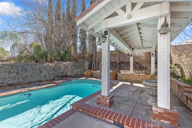 6118 Landau Pl, Quartz Hill, CA 93536 - view of swimming pool featuring a fenced backyard and a patio area