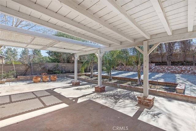 6118 Landau Pl, Quartz Hill, CA 93536 - fenced backyard featuring a patio