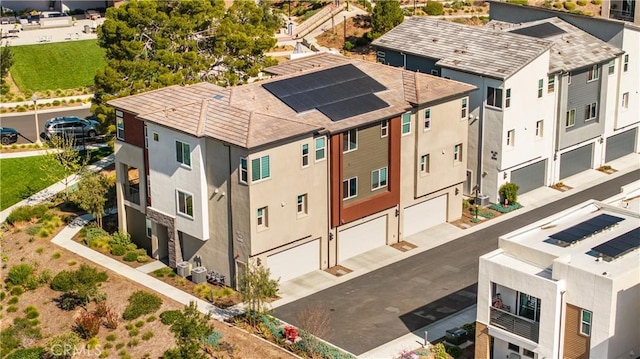 bird's eye view featuring a residential view