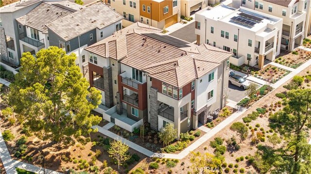 drone / aerial view featuring a residential view