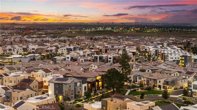 property's view of city featuring a residential view