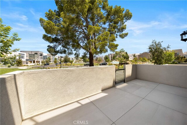 view of patio / terrace with a residential view