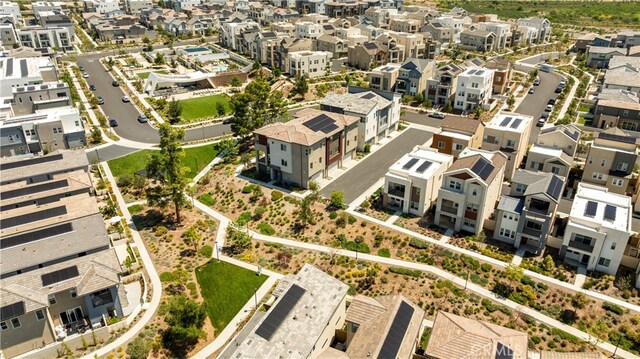 aerial view featuring a residential view