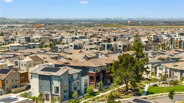 drone / aerial view featuring a residential view