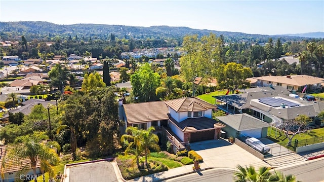 bird's eye view featuring a residential view