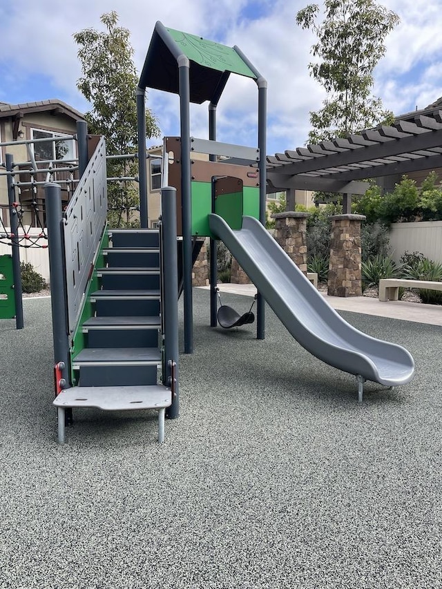 view of communal playground