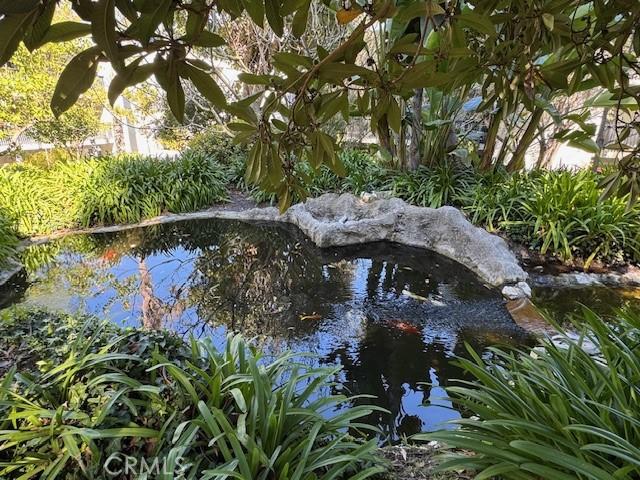 3601 W Hidden Ln Unit 309, Rolling Hills Estates, CA 90274 - view of home's community with a garden pond