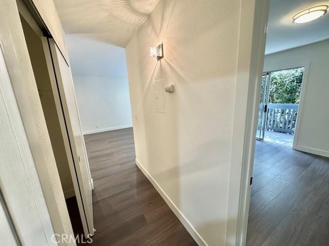 3601 W Hidden Ln Unit 309, Rolling Hills Estates, CA 90274 - hall with dark wood finished floors and baseboards