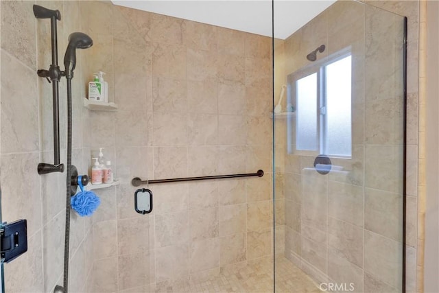 full bath featuring a stall shower