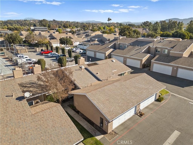 aerial view featuring a residential view