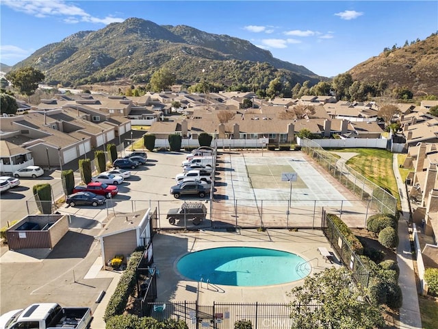 44680 La Paz Rd, Temecula, CA 92592 - bird's eye view with a residential view and a mountain view