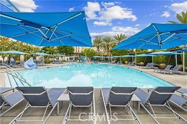 pool featuring a patio area