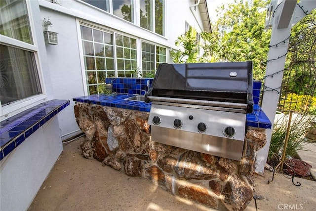 view of patio / terrace featuring area for grilling