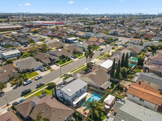 birds eye view of property featuring a residential view